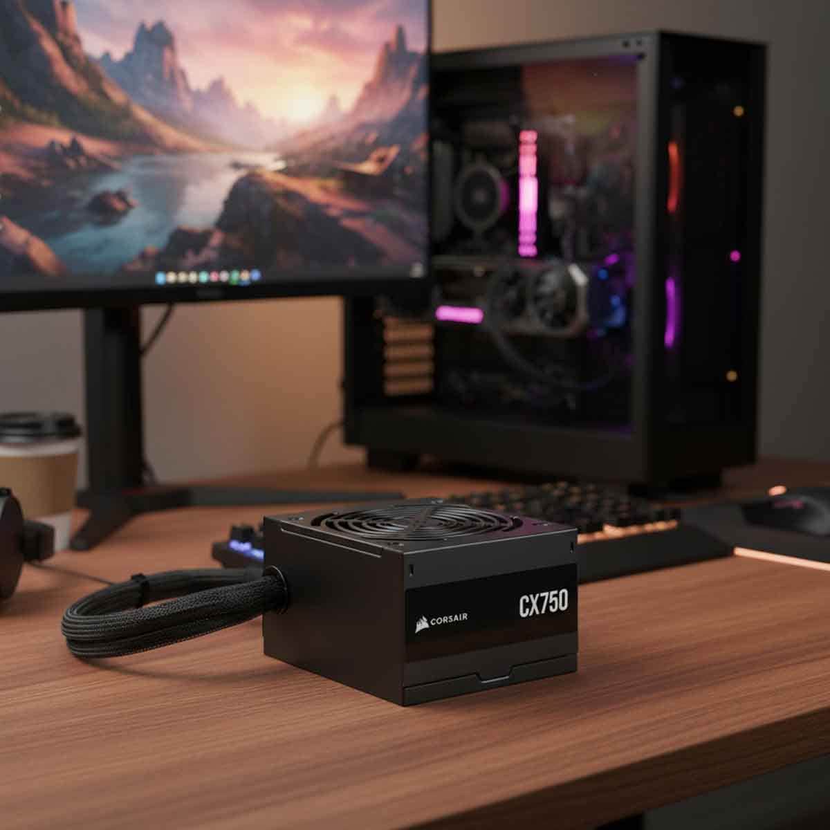 كورسير مزود طاقة CX750 80 Plus برونزي بمعيار ATX