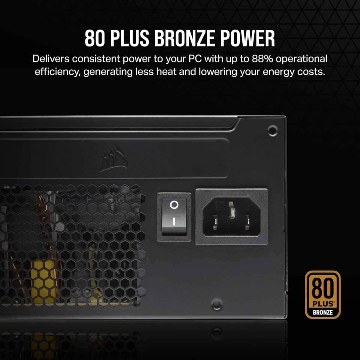 كورسير مزود طاقة CX750 80 Plus برونزي بمعيار ATX
