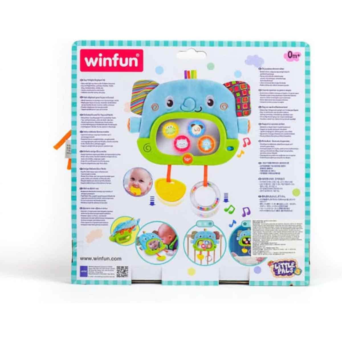 Winfun Day‘N Night Elephant Pal Toddler, 0-2 Years