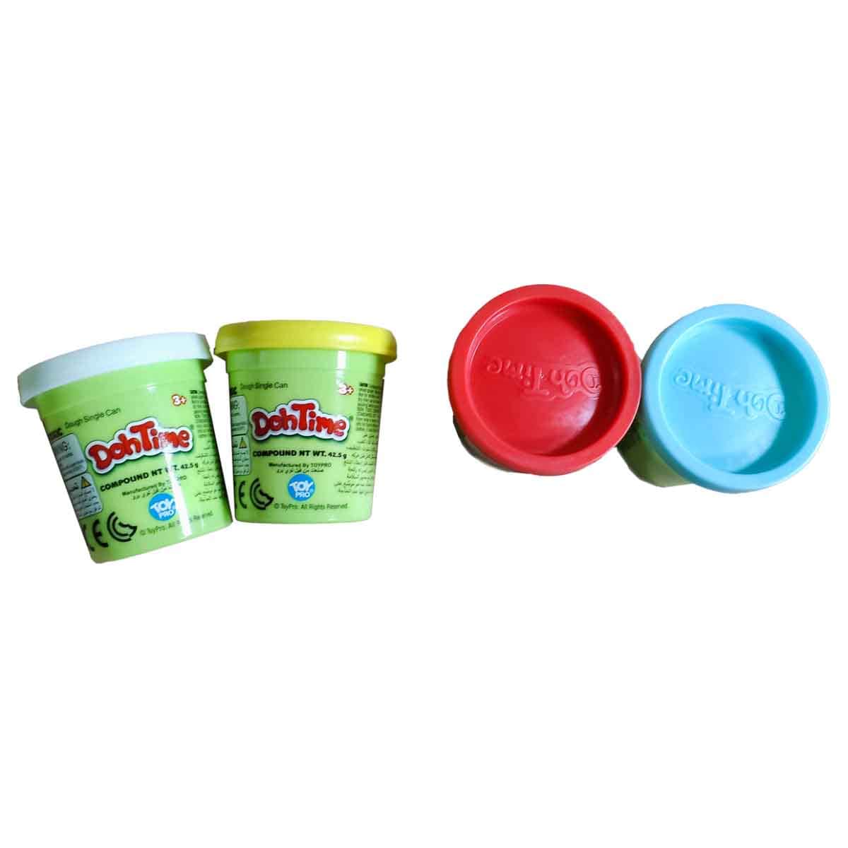 DohTime 1.5oz. 4-Cans Dough Pack Unisex, 3-4 Years