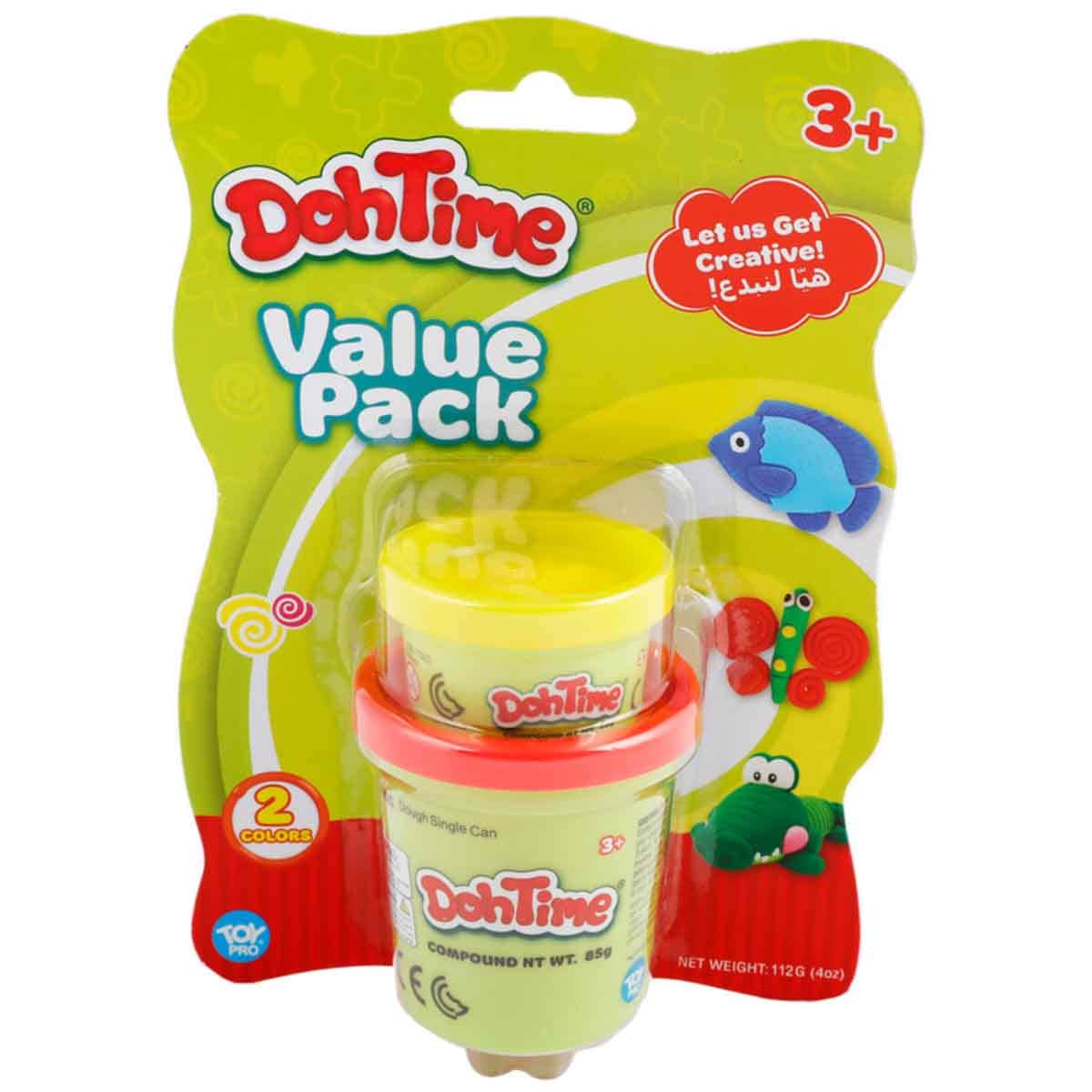 DohTime 3+1 Assorted Dough Value Pack Unisex, 3-4 Years