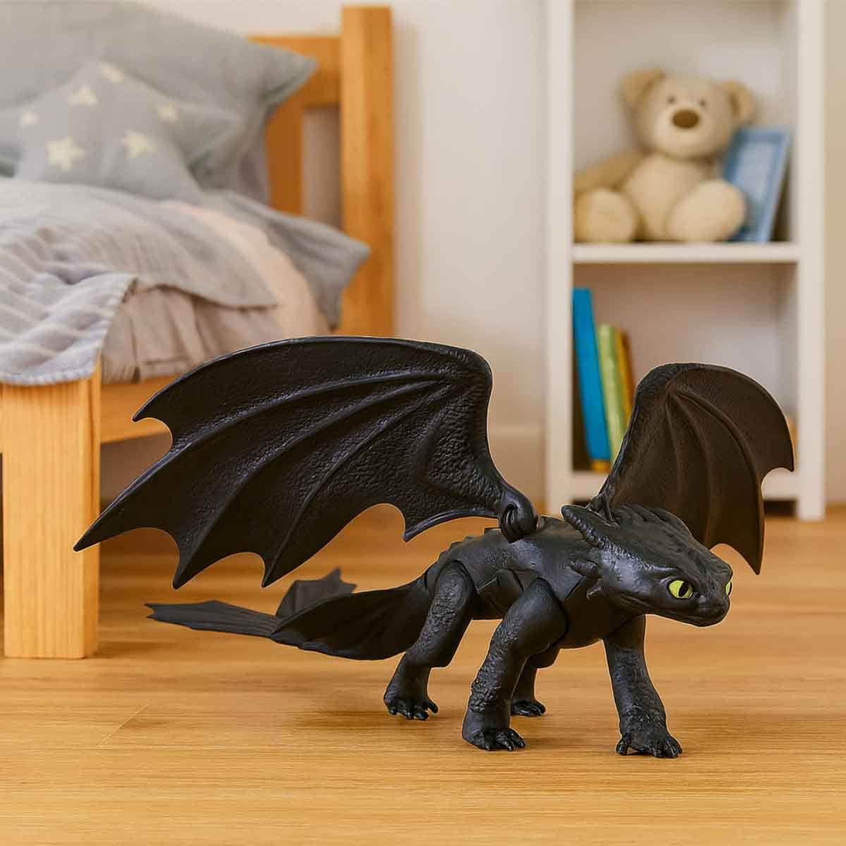 DreamWorks How to Train Your Dragon 12" Toothless Action Figure Boys, 5-7 Years