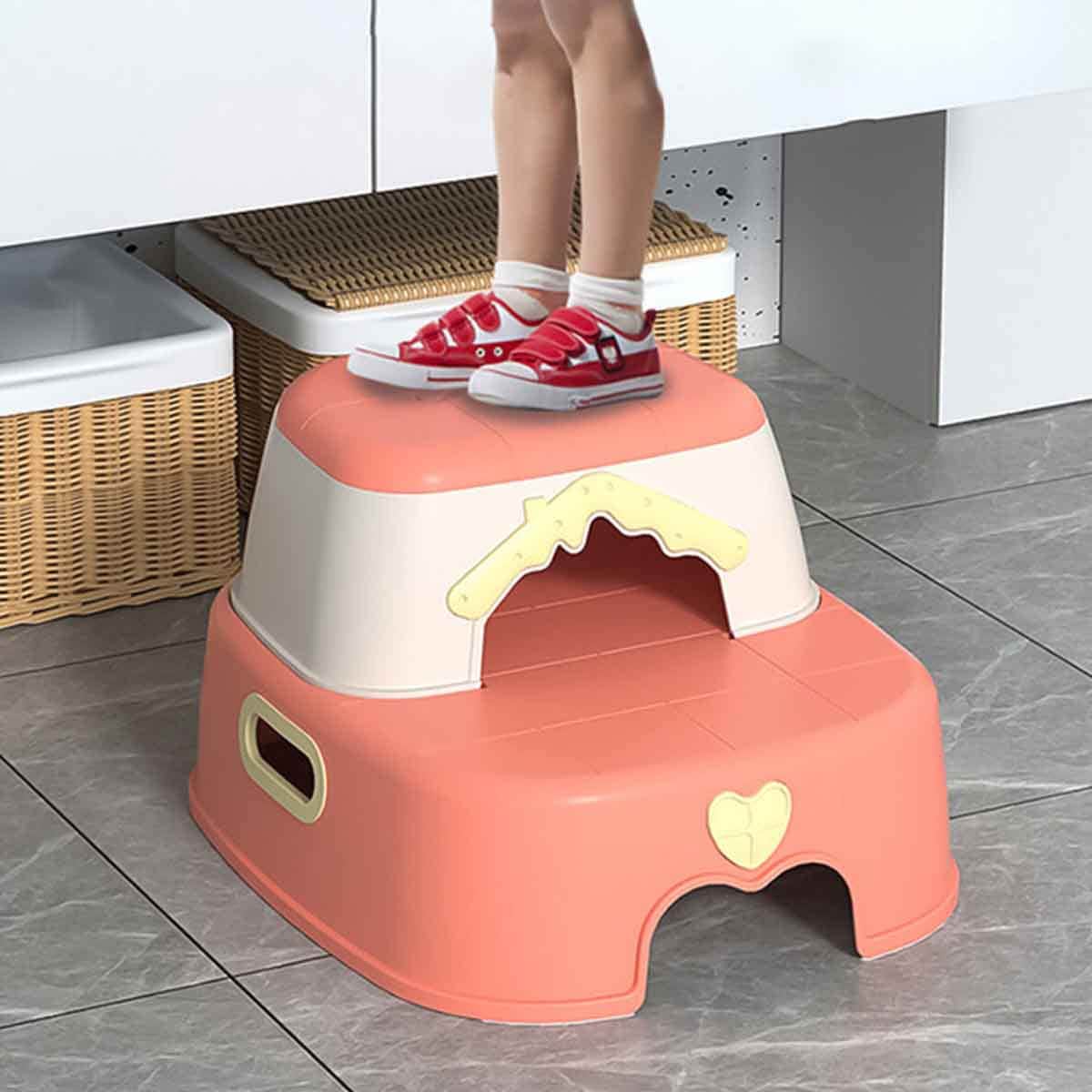 Eazy Kids 2-in-1 Pink Step Stool