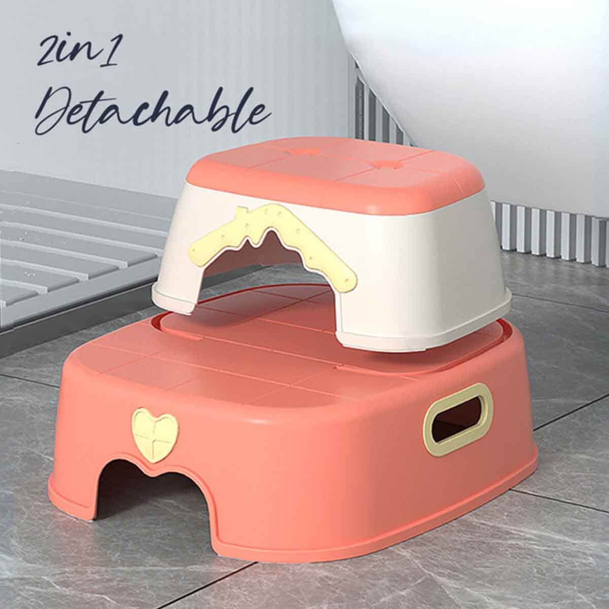 Eazy Kids 2-in-1 Pink Step Stool