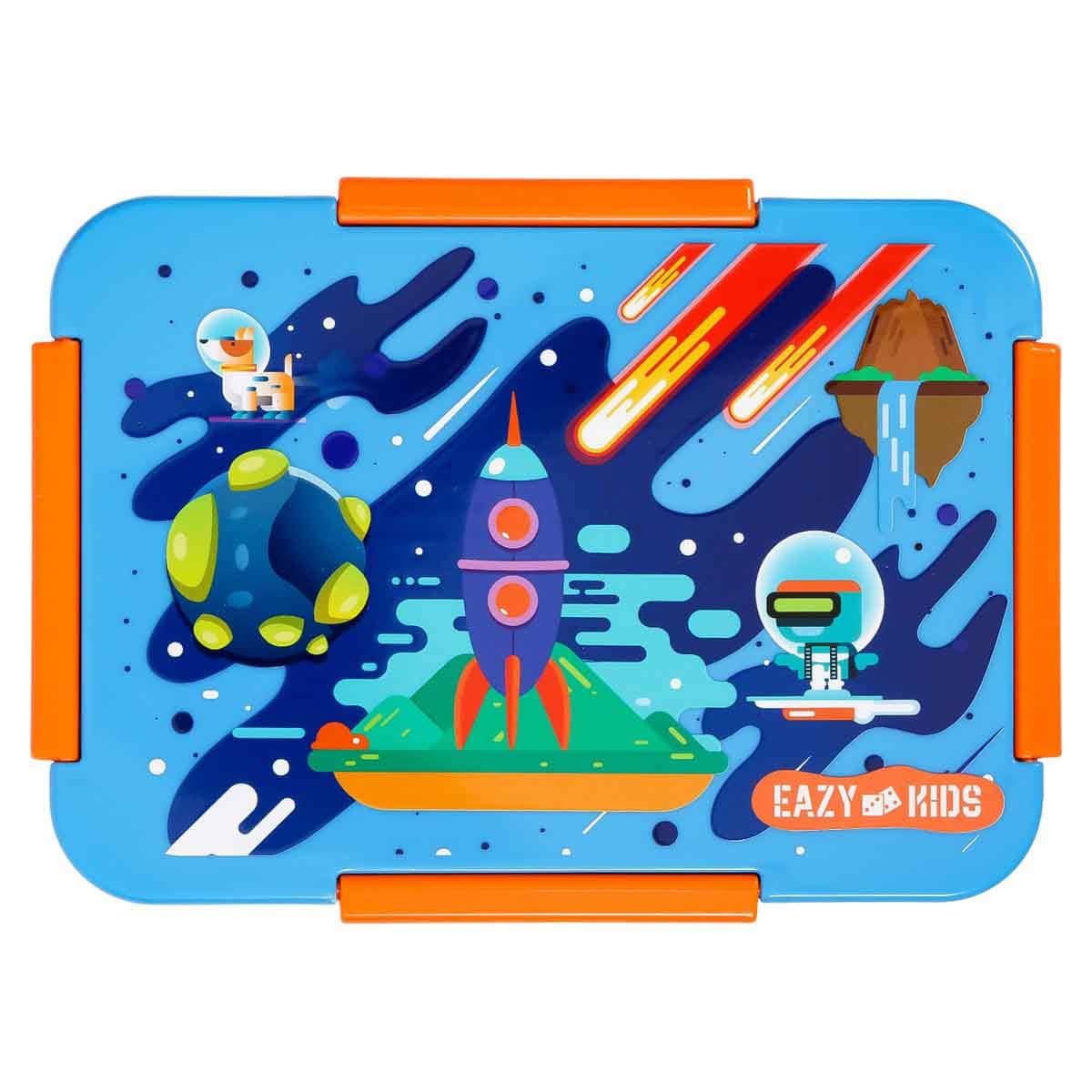 Eazy Kids 850ml Space 1/2/3/4-Compartment Convertible Bento Lunch Box