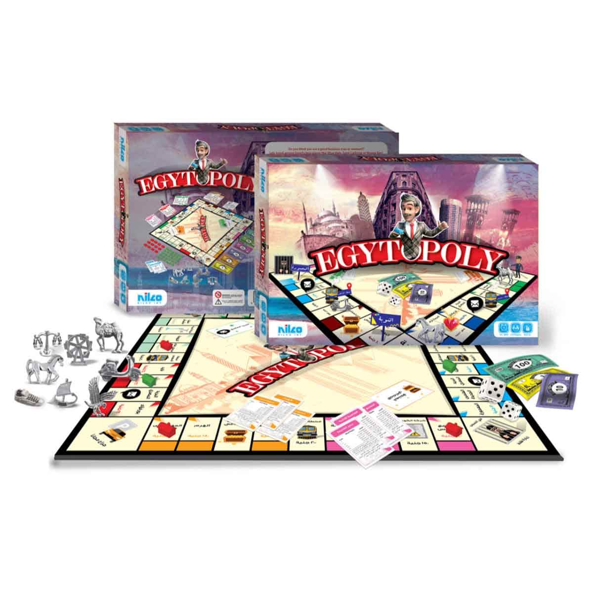 Nilco Egytopoly Arabic Game Unisex, 8-10 Years
