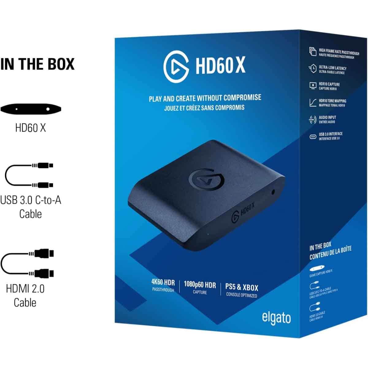 كورسير إلغاتـو جهاز التقاط خارجي HD60 X