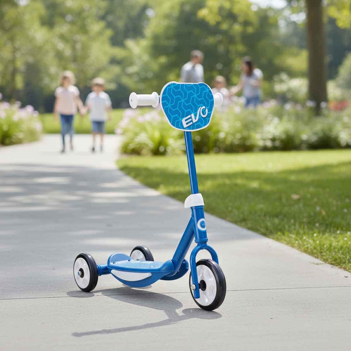 Evo Blue 3-Wheels Ride-On Tri Scooter Boys, 3-4 Years