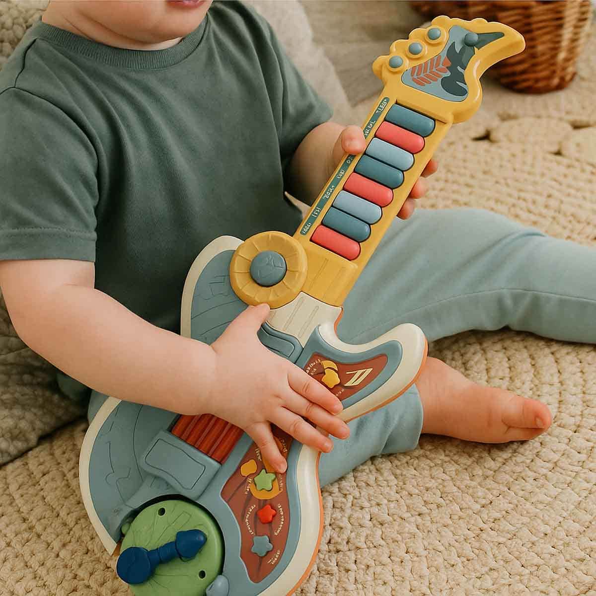 Kos Group 4-in-1 Foldable Magic Guitar Toddler, 3-4 Years