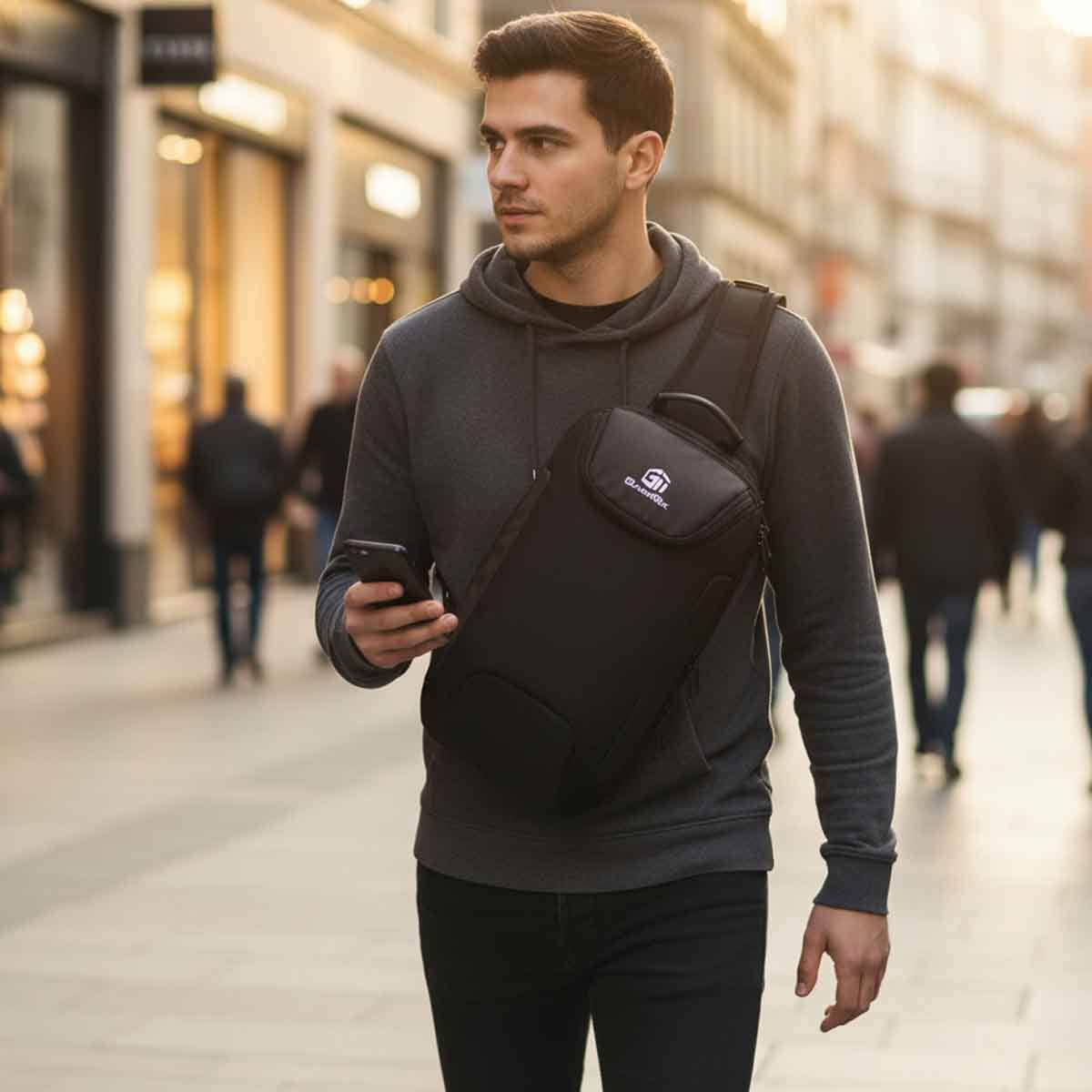 GamerTek Black Esports Sling Bag