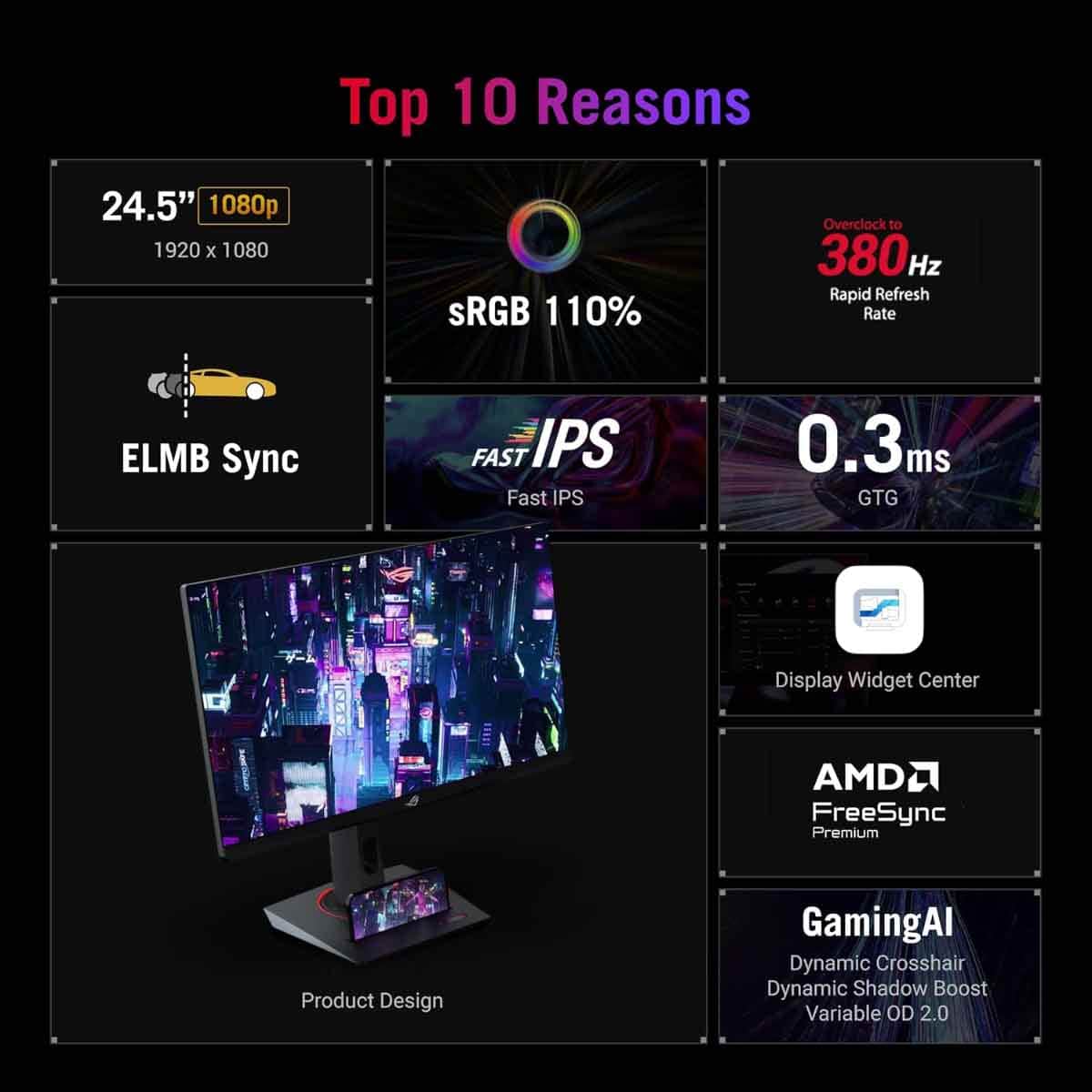 ASUS 25" ROG Strix XG259QNS Gaming Monitor