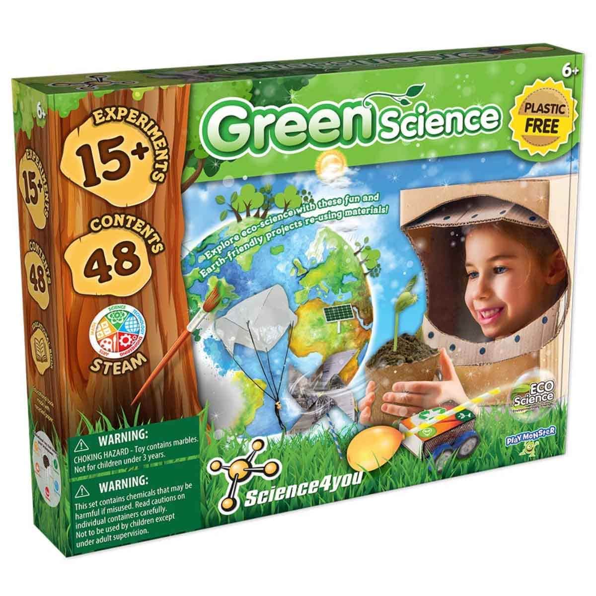 Science4You Green Science Kit Unisex, 5-7 Years