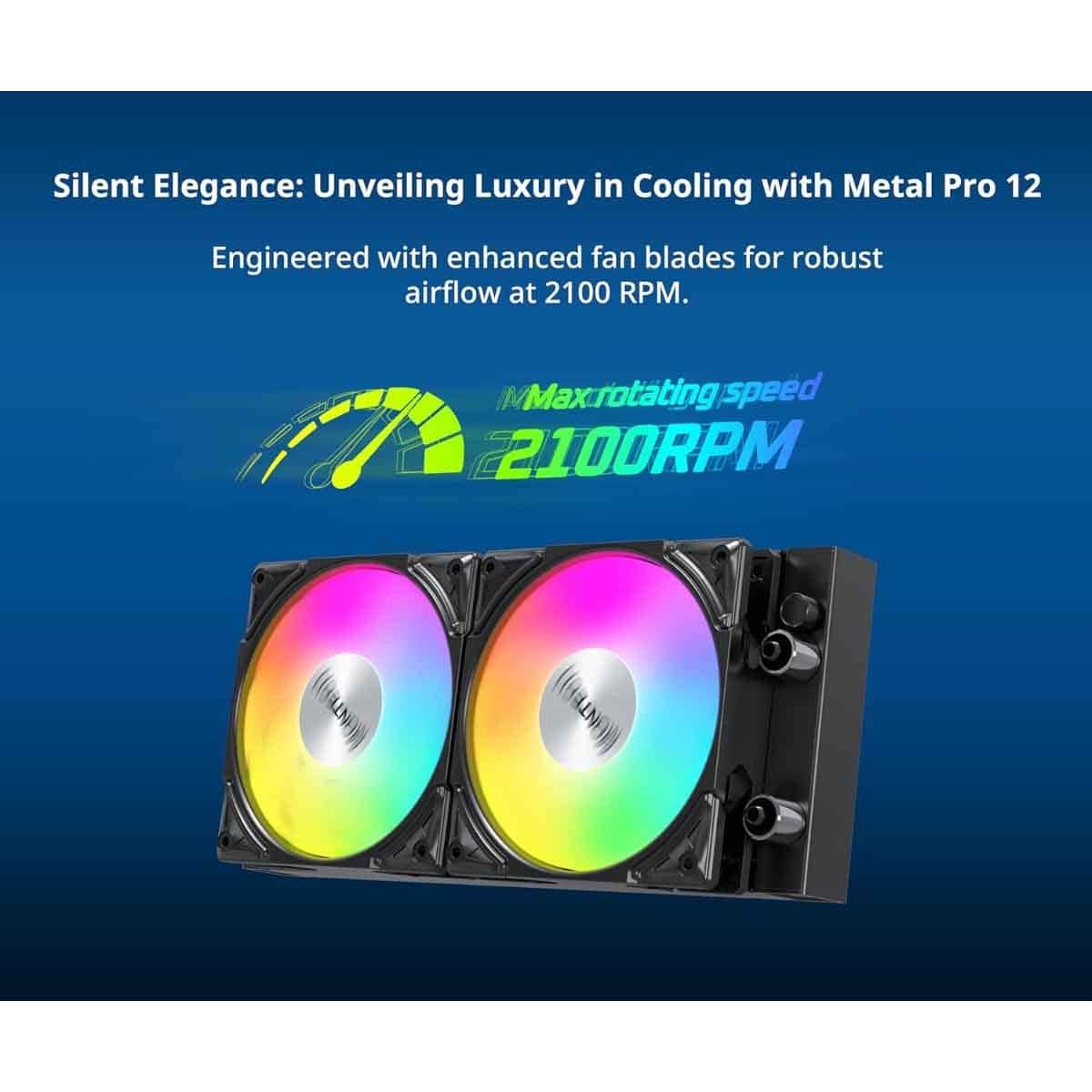 Montech Black HyperFlow ARGB 240 Liquid Cooler
