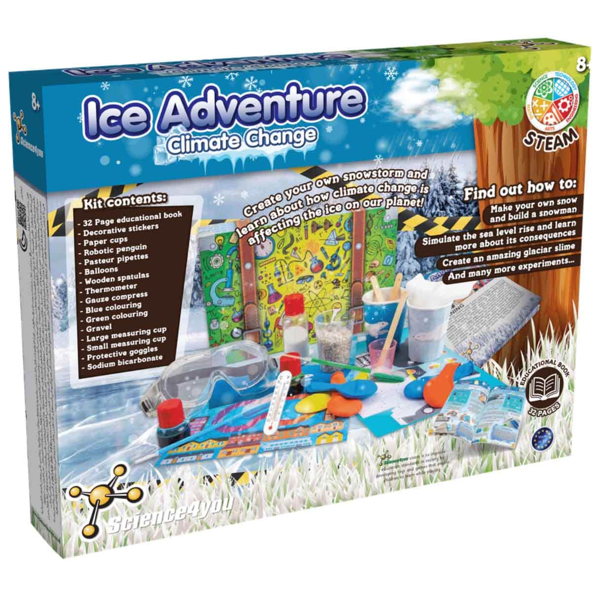 Science4You Ice Adventure Climate Change Kit Unisex,8-10 Years