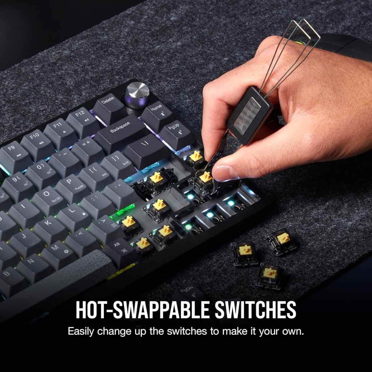 Corsair K65 Plus RGB Mechanical Wireless Gaming Keyboard
