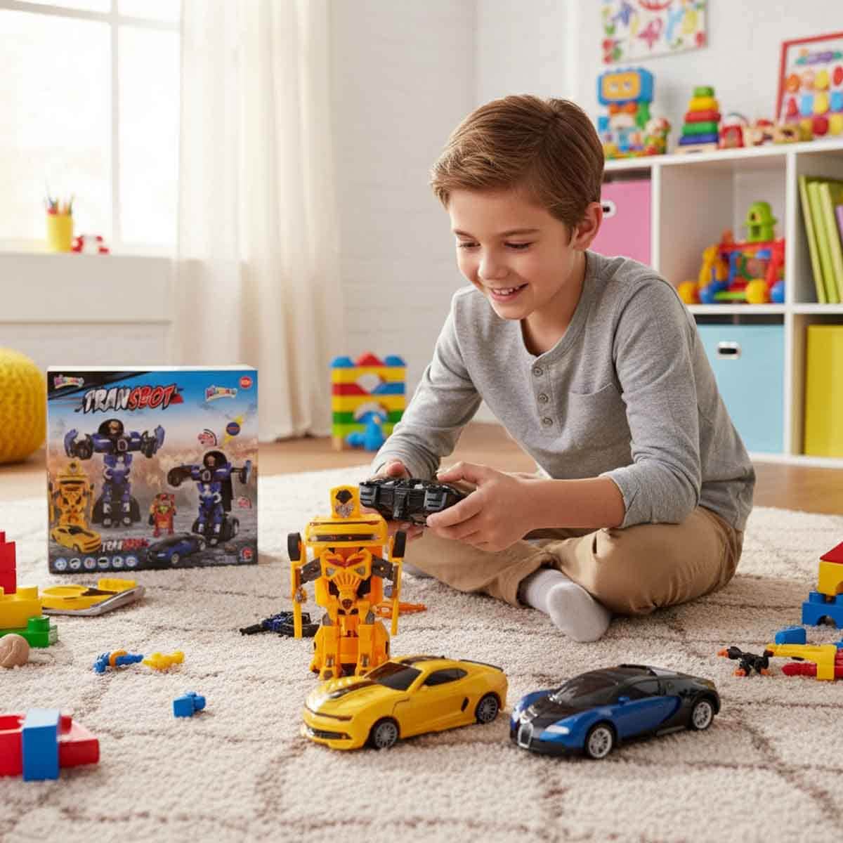 Kidzpro Assorted Transformer Car Boys, 3-4 Years