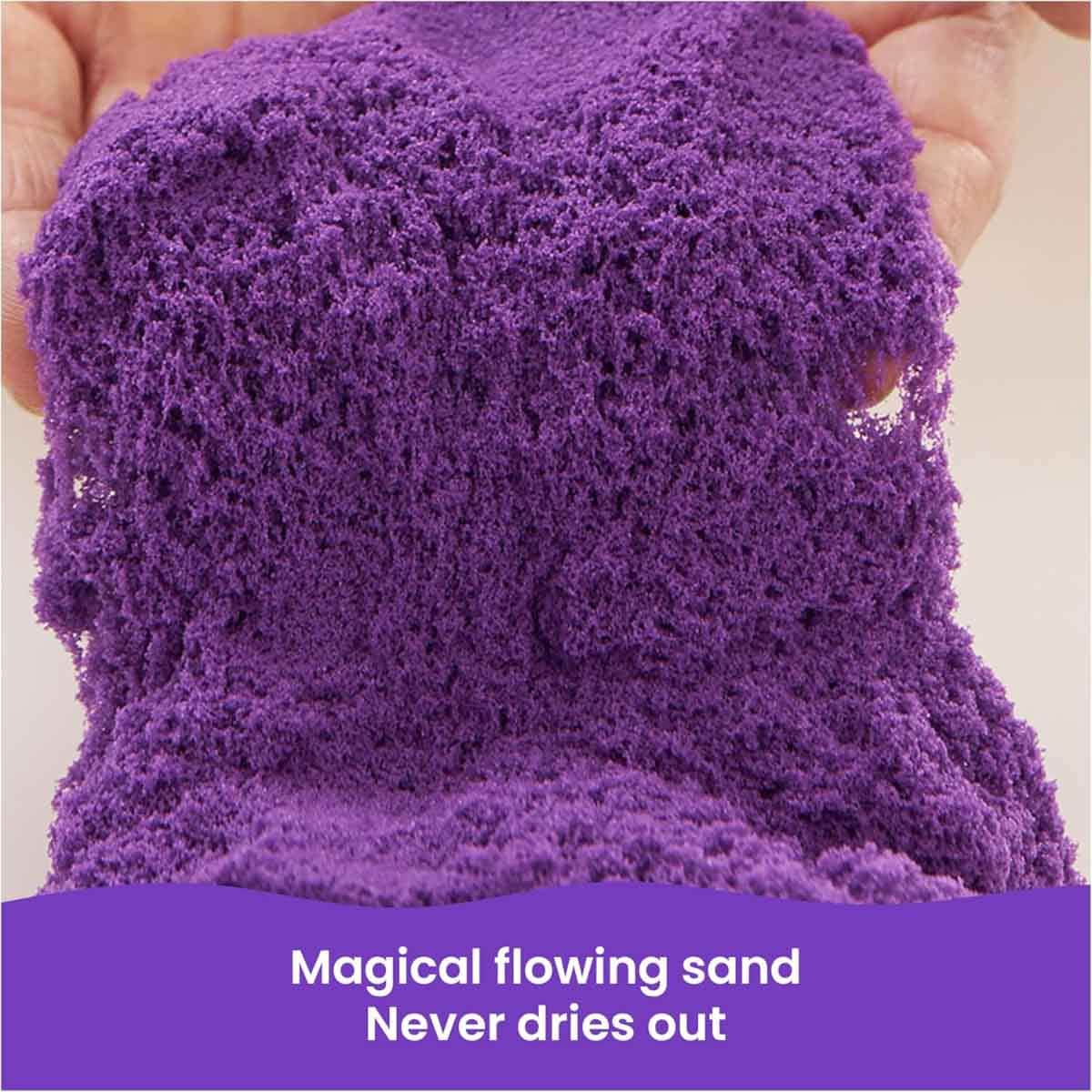 Kinetic Sand 2lb. The Original Moldable Sensory Purple Play Sand Unisex, 3-4 Years