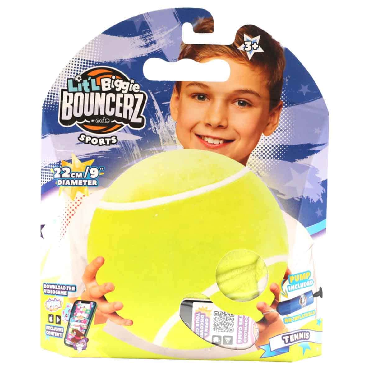 Lit'L Biggi Bouncer BSPT002B-TN 9" Tennis Ball Unisex, 3-4 Years