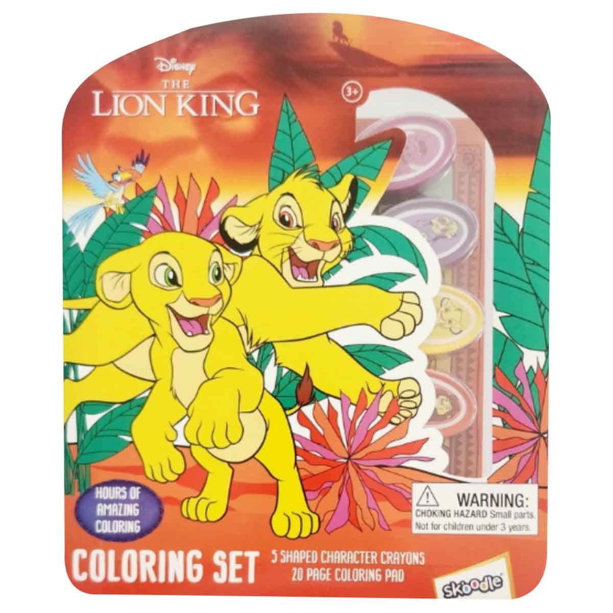Disney The Lion King Coloring Set Unisex, 3-4 Years