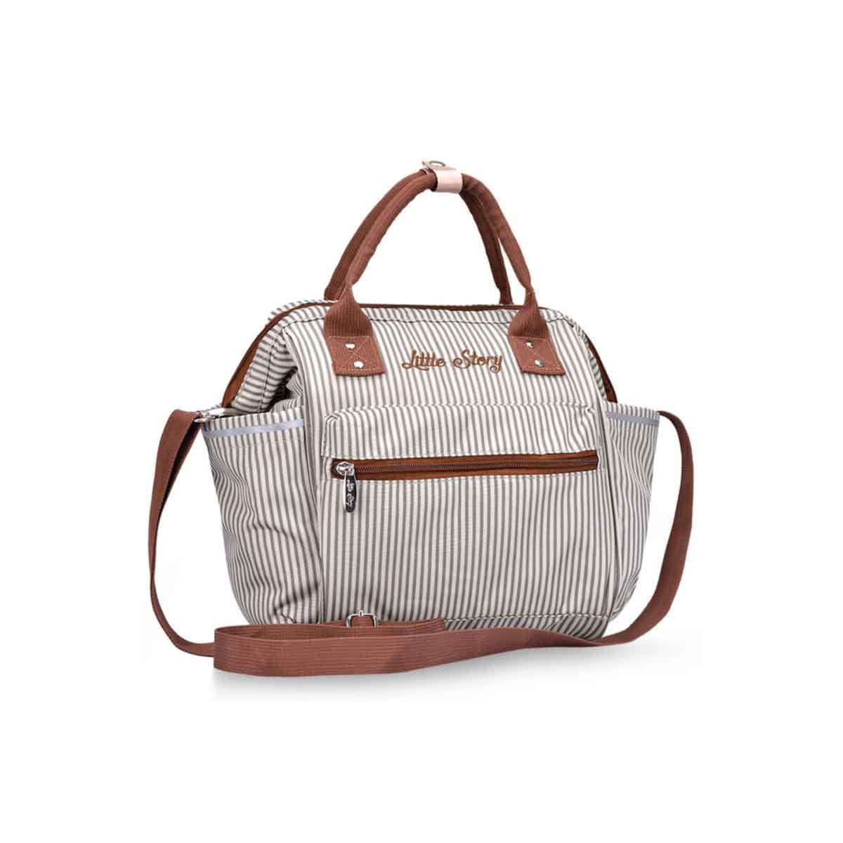 Little Story Ivory Ace Diaper Bag