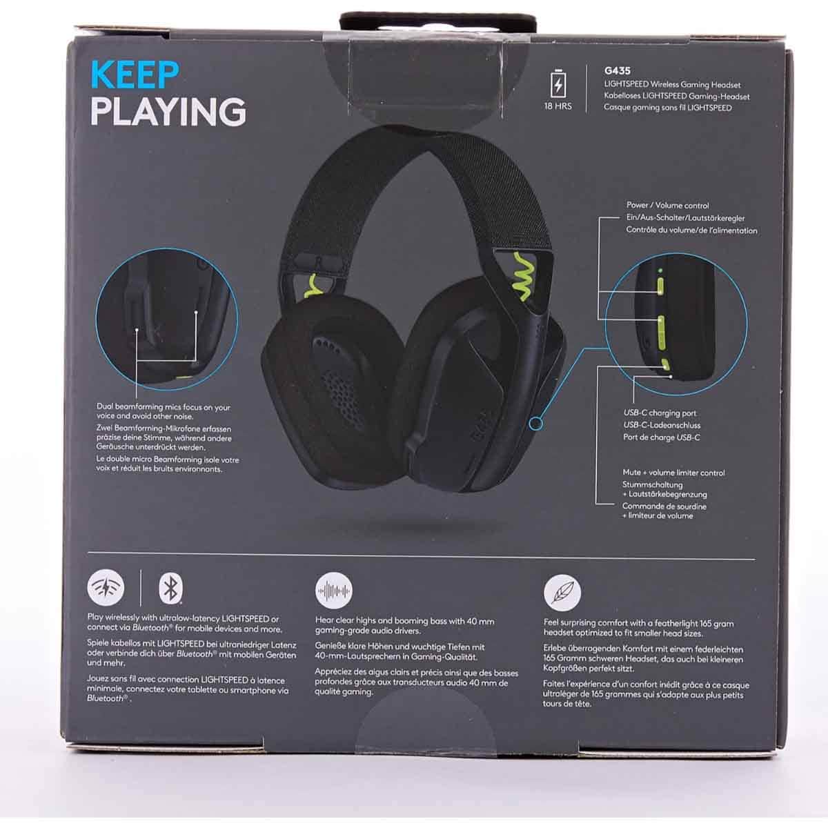 Logitech Black G435 Wireless Gaming Headset