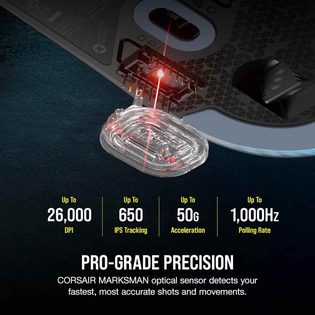 Corsair M75 Lightweight RGB Wireless Gaming Mouse