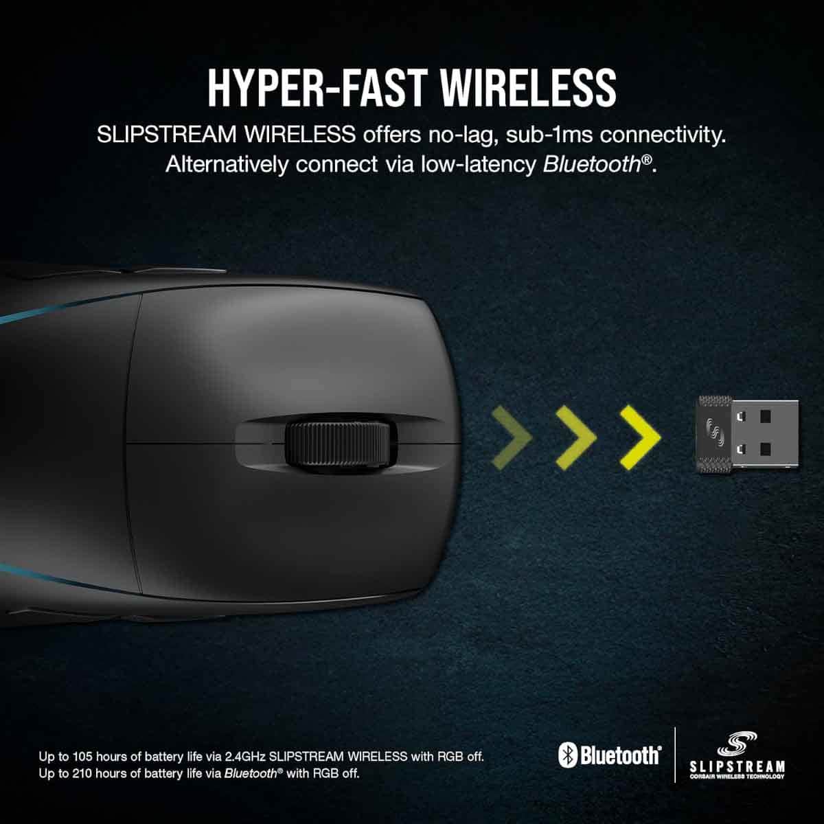 Corsair M75 Lightweight RGB Wireless Gaming Mouse
