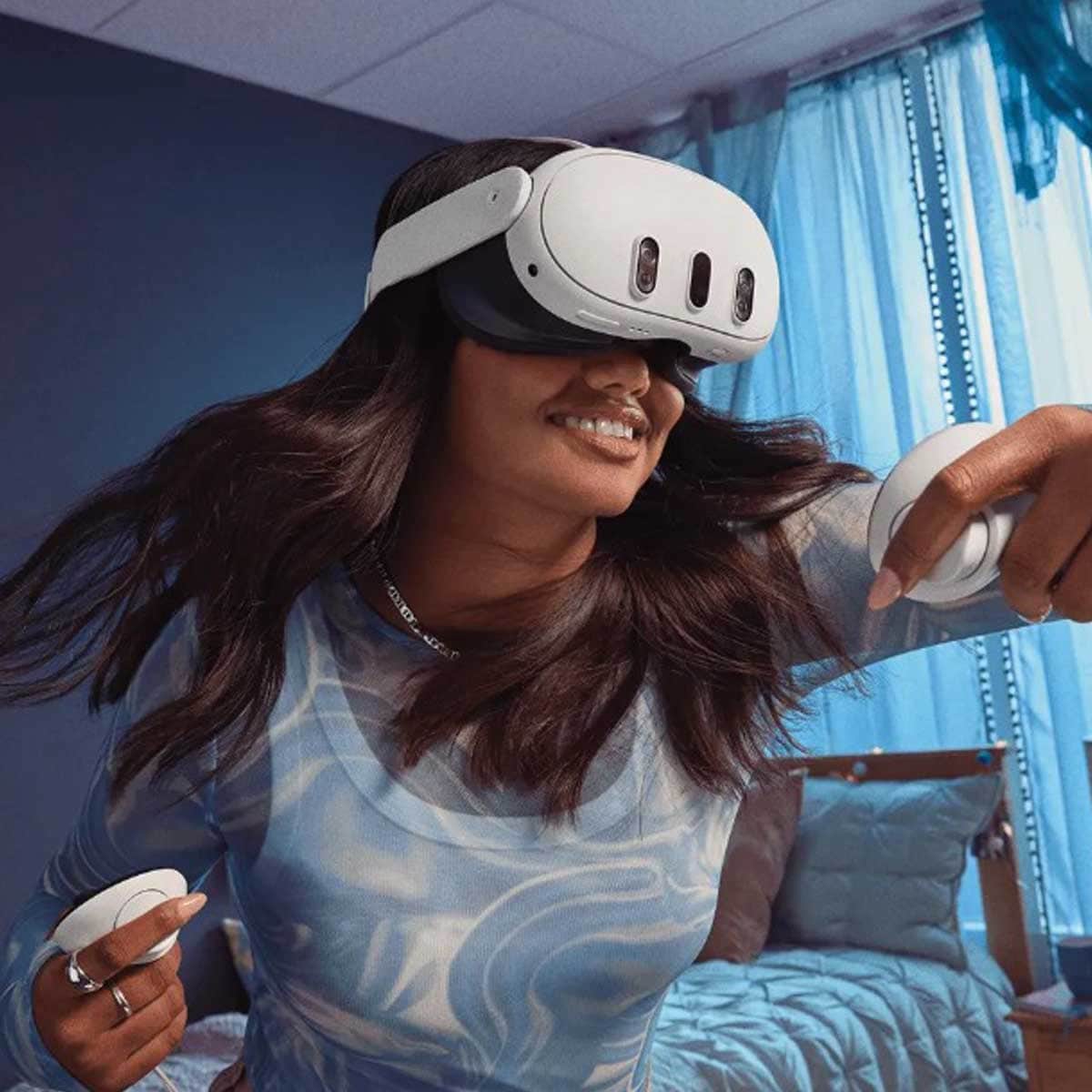 ميتا كويست 3 (512 جيجابايت) نظارة واقع افتراضي