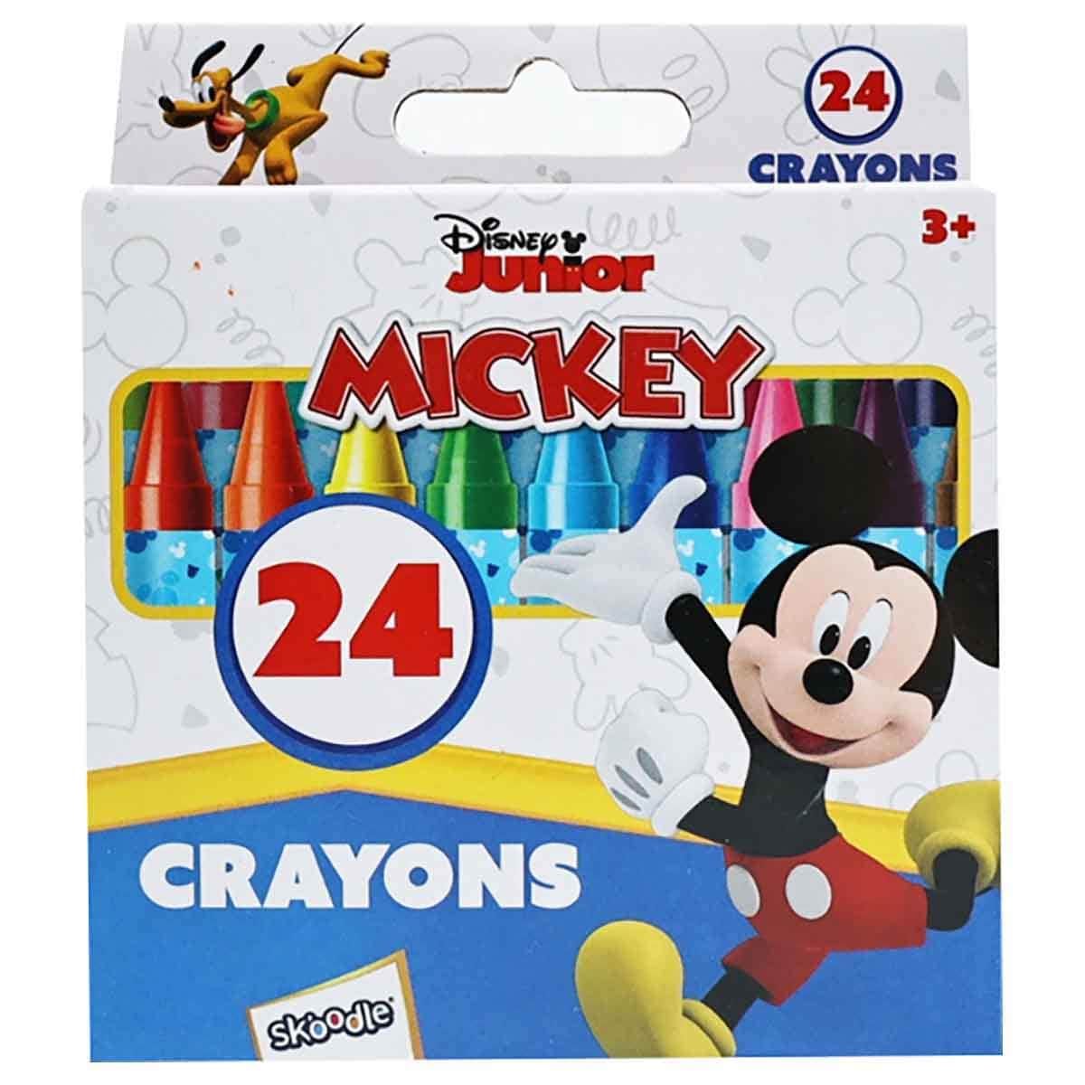 Disney Junior 24-Colours Crayons Unisex, 3-4 Years