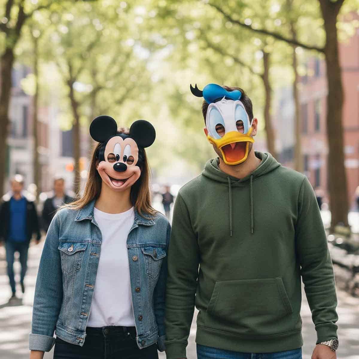 ميكي ماوس مجموعة أقنعة ديزني عدد 4 قطع