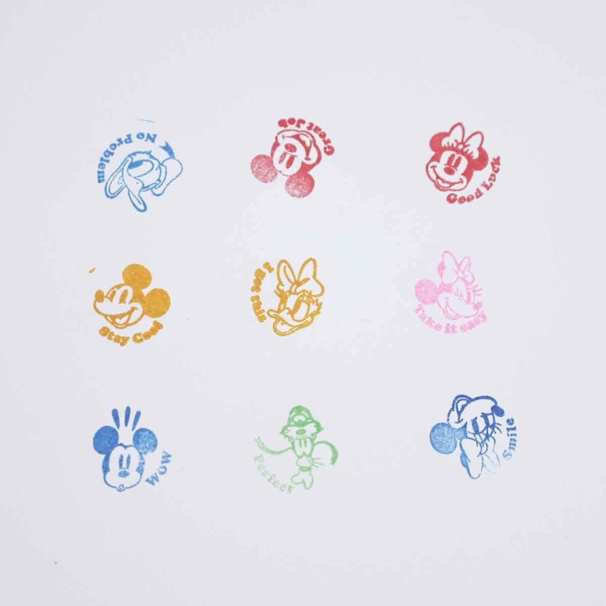 Disney Junior 100341 Self-Inking 9 Big Stamp kit Unisex, 3-4 Years