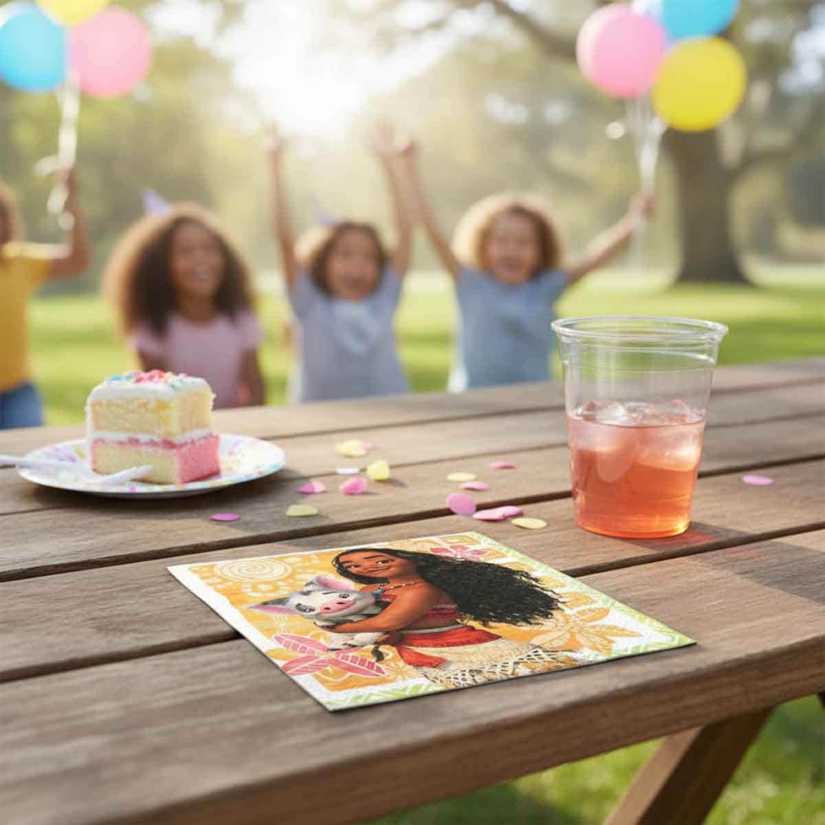 Moana 16-Piece Beverage Napkin Set