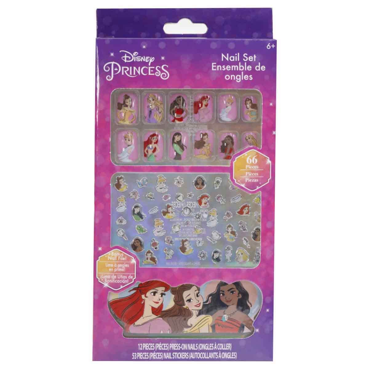 Disney Princess Nail Art Set Girls, 5-7 Years