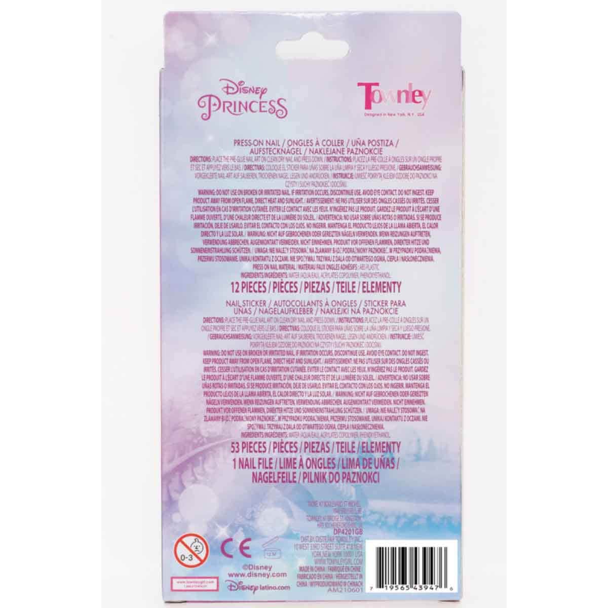 Disney Princess Nail Art Set Girls, 5-7 Years