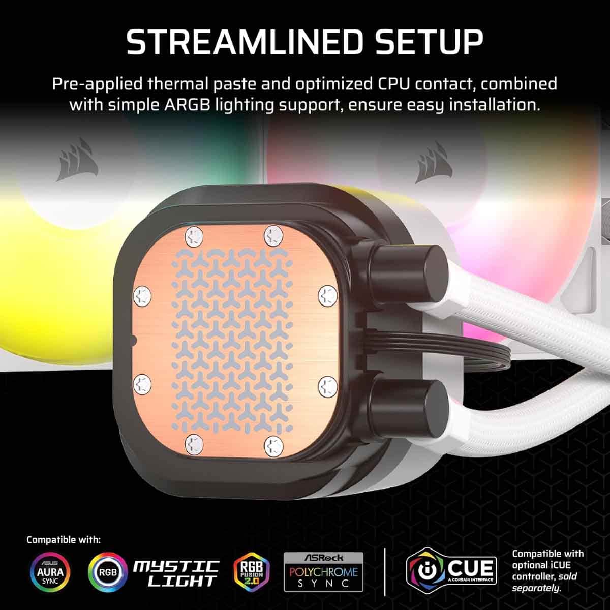 Corsair Nautilus 360 ARGB Liquid CPU Cooler