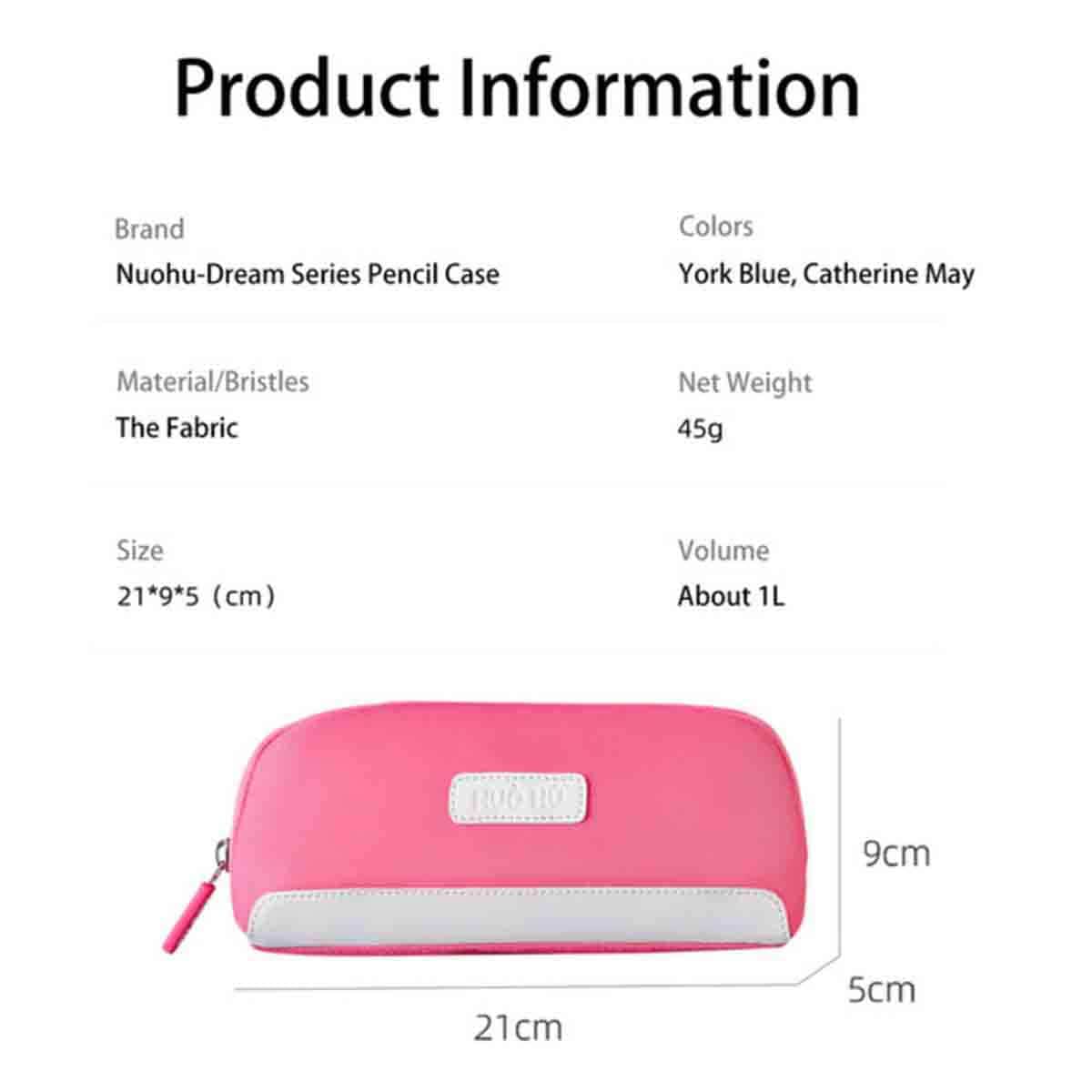 Nohoo Rose Red Pencil Bag