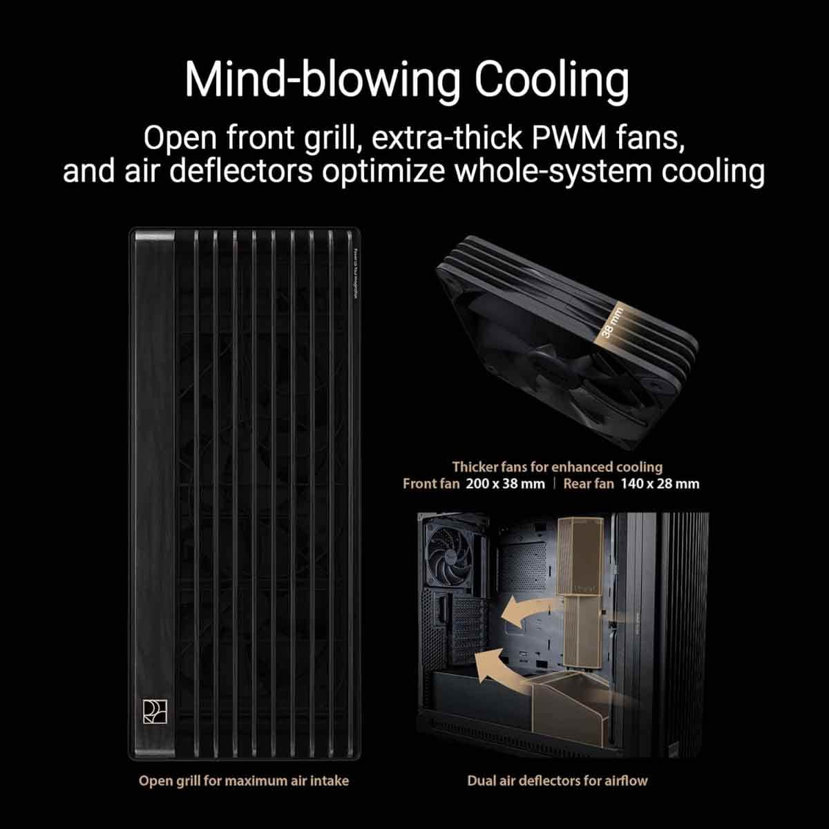 ASUS Proart PA602 Wood Edition E-ATX PC Case