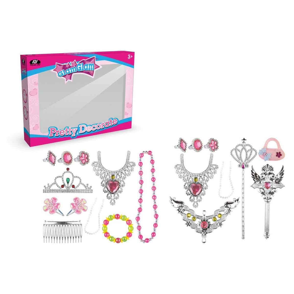 Power Joy Glamglam Princess Jewellery Set Girls, 3-4 Years