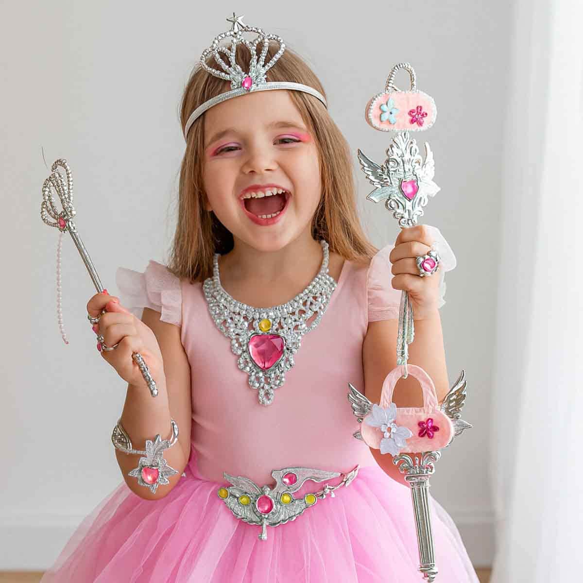 Power Joy Glamglam Princess Jewellery Set Girls, 3-4 Years