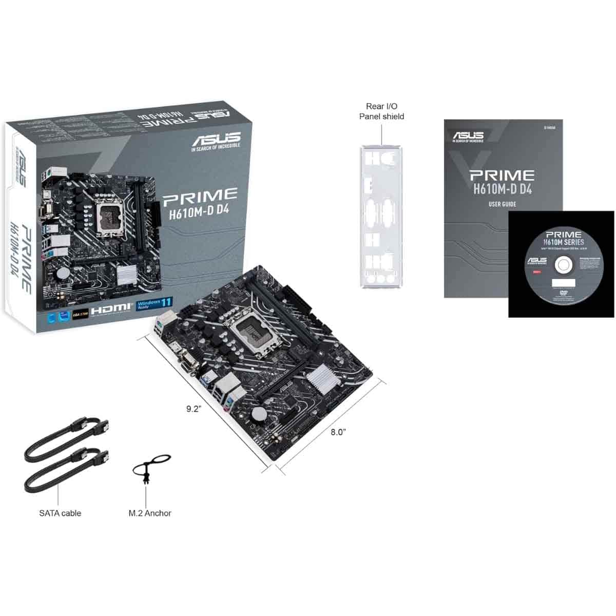 Asus Prime H610M-D D4 Motherboard