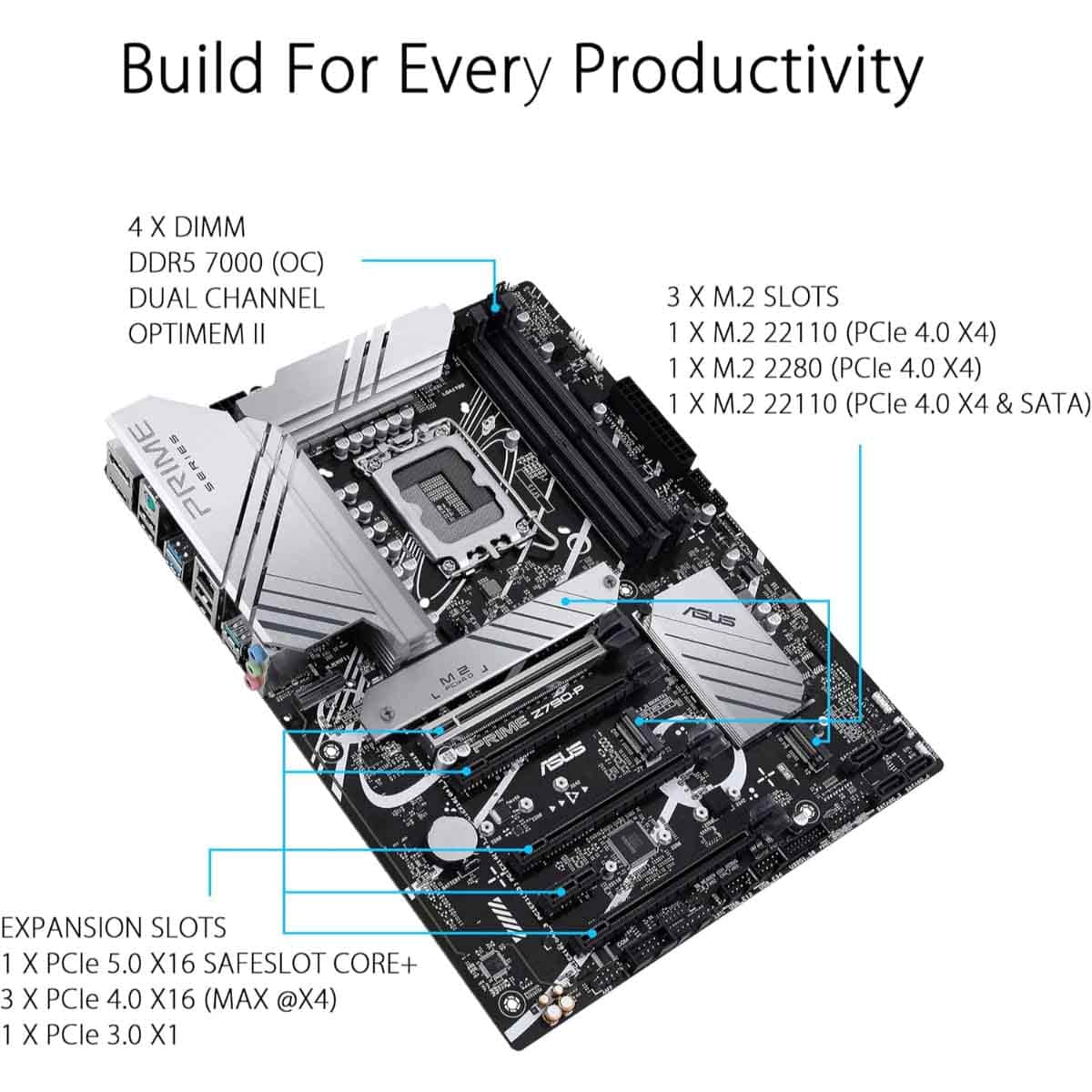 أسوس برايم Z790-P لوحة أم للألعاب