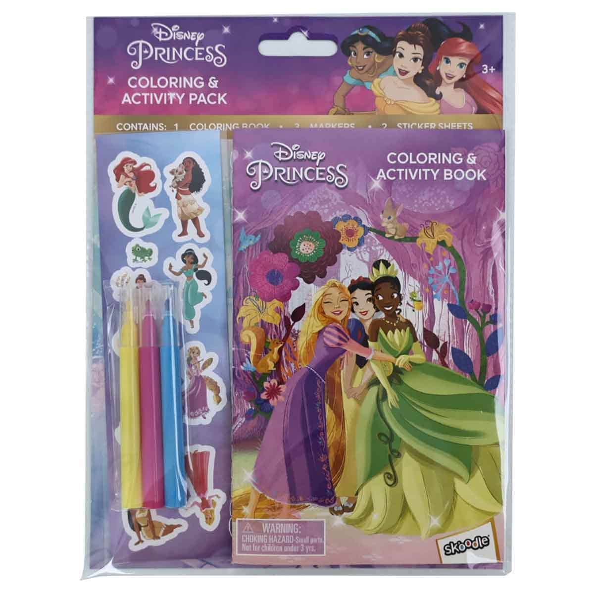 Disney Princess Coloring & Activity Pack Unisex, 3-4 Years