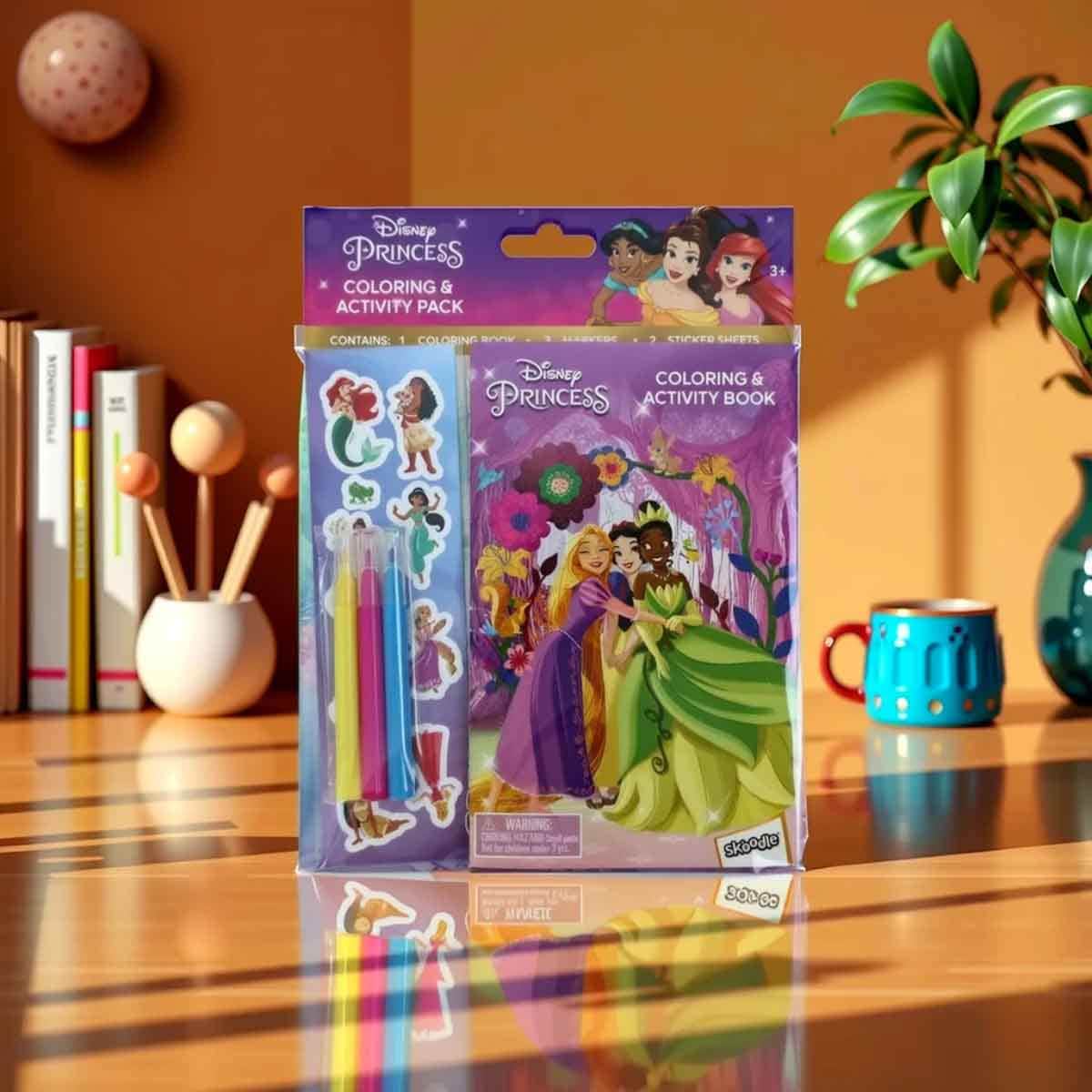 Disney Princess Coloring & Activity Pack Unisex, 3-4 Years