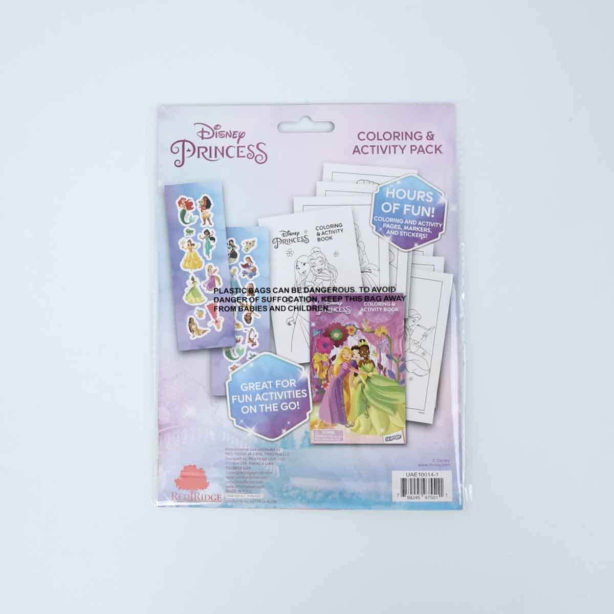 Disney Princess Coloring & Activity Pack Unisex, 3-4 Years