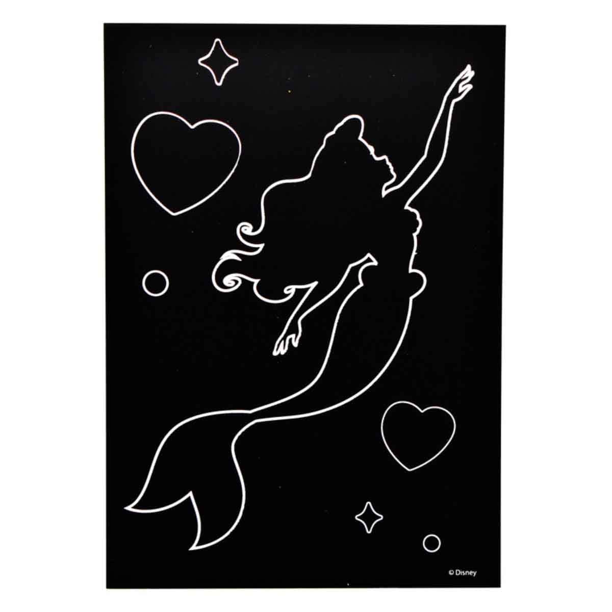 Disney Princess Scratch Scribble Sticker Set Unisex, 3-4 Years