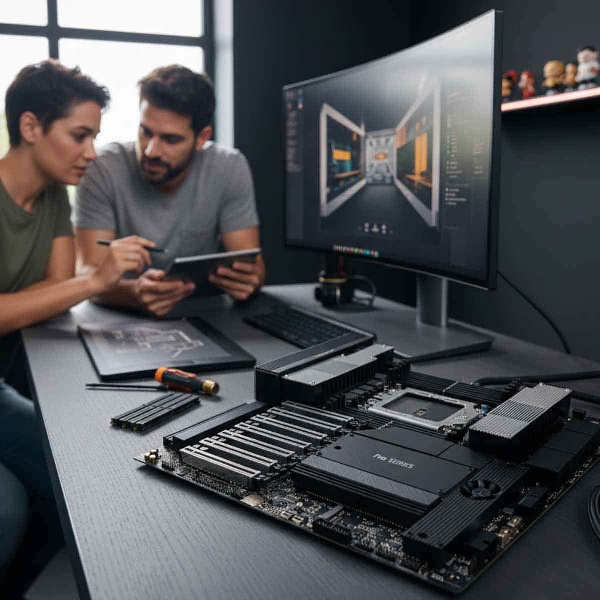 ASUS Pro WS WRX90E-SAGE SE Workstation Gaming Motherboard