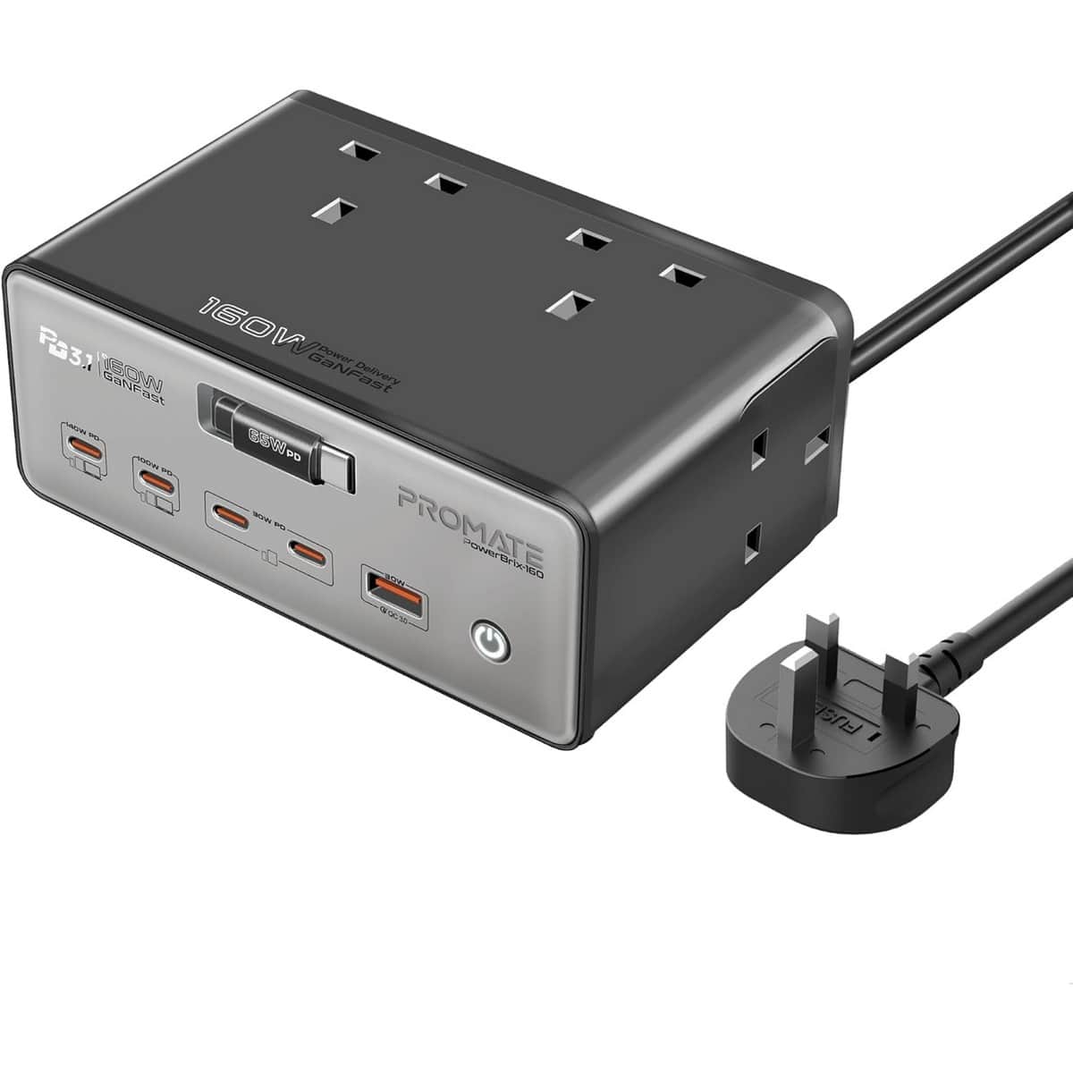 Promate 60W GaN Charging Station