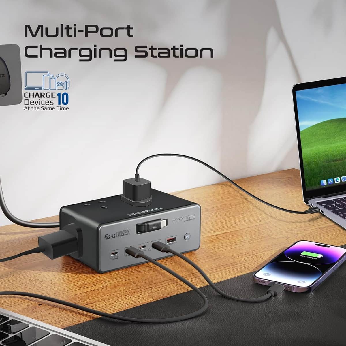 Promate 60W GaN Charging Station