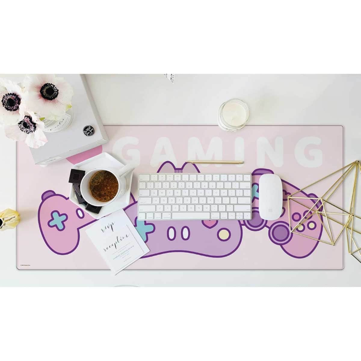 Pyramid Pusheen the Cat Desk Mat