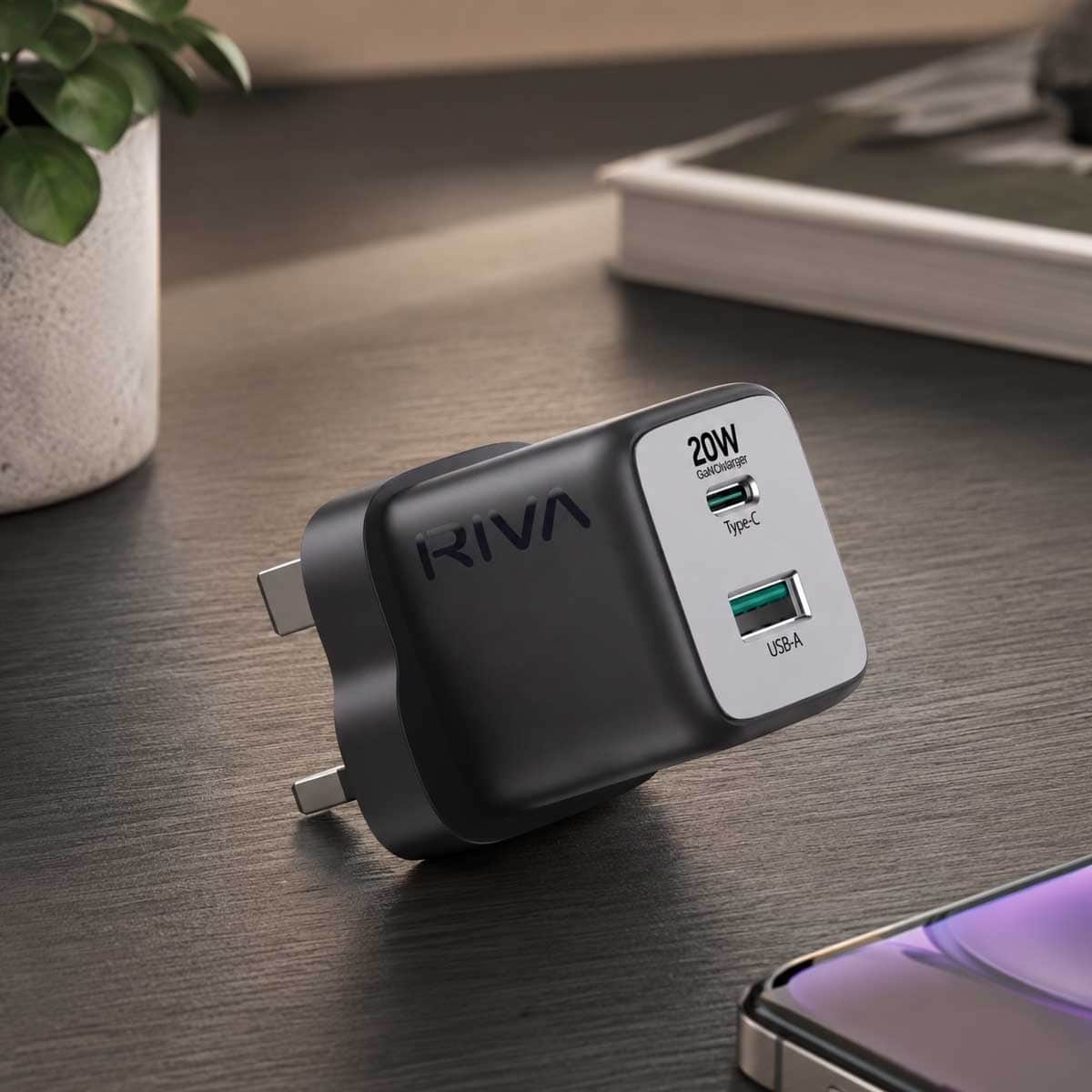 Riva RV1-C10 20W Wall Charger